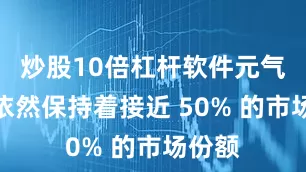 炒股10倍杠杆软件元气森林依然保持着接近 50% 的市场份额