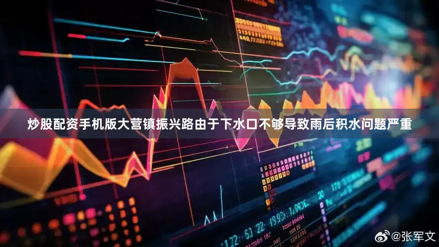 炒股配资手机版大营镇振兴路由于下水口不够导致雨后积水问题严重